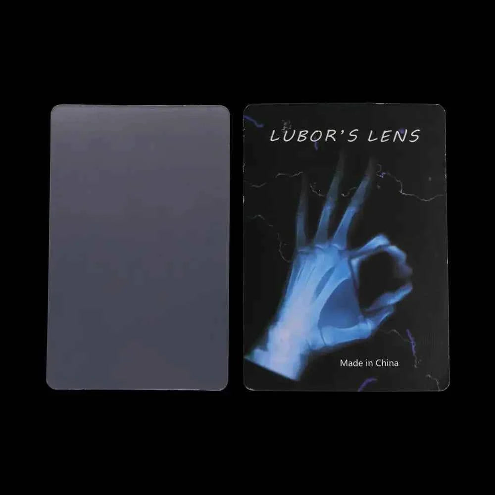 Magic Tricks Lubors Lens Twisted Pen Magic Props Card Perspective Distortion Gimmick Porp Performing Perspective Card Magic