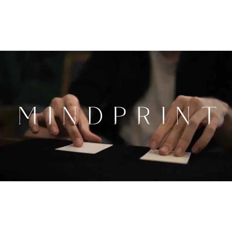 Mindprint By GNOSTIC Card Magic and Trick Decks Close Up Performer Gimmicks Illusions Magician Funny Props Street Magia Tricks