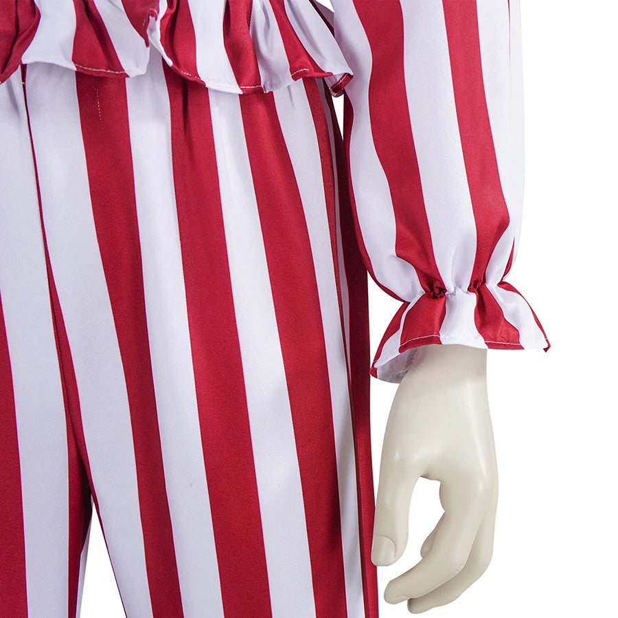 Clown Cosplay Costume New Movie Clown in A Cornfield Cosplay Jumpsuit Terror Play Outfit Kid Adult Halloween Party Clown Clothes - Big Tim's Magic Emporium