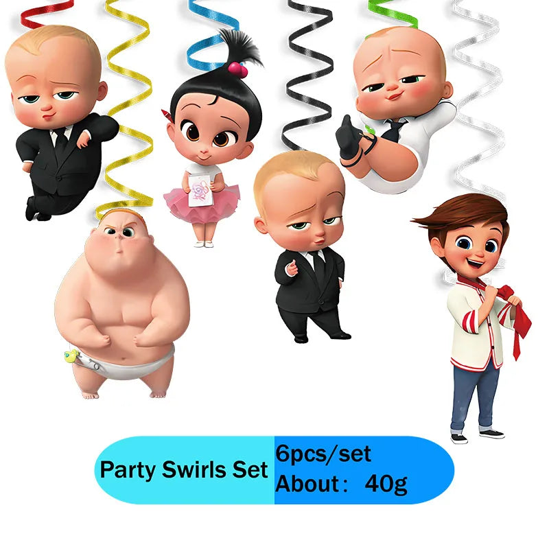 Boss Baby Theme Disposable Party Cake Topper Birthday Party Cake Topper Cake Park Party Decoration Baby Shower Party Supplies - Big Tim's Magic Emporium