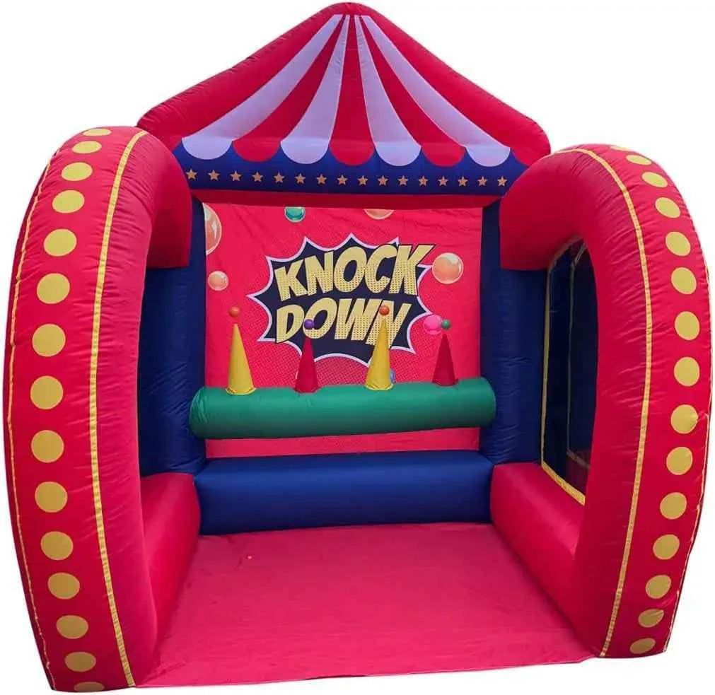 Free air shipping 5 in 1 Inflatable Carnival Bundle Games Soccer Dart Knock Down Ring Ross Game For Kids And Adults Party Game