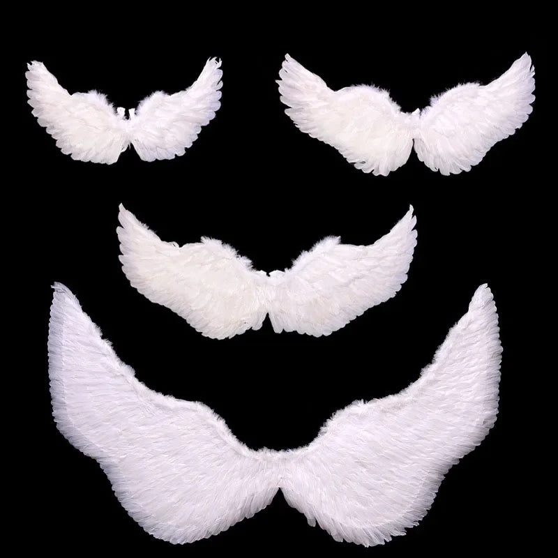 Party Glow LED Angel Feather Wing with Luminous Light Up Effect for Costume Birthday, Wedding and Christmas - Big Tim's Magic Emporium