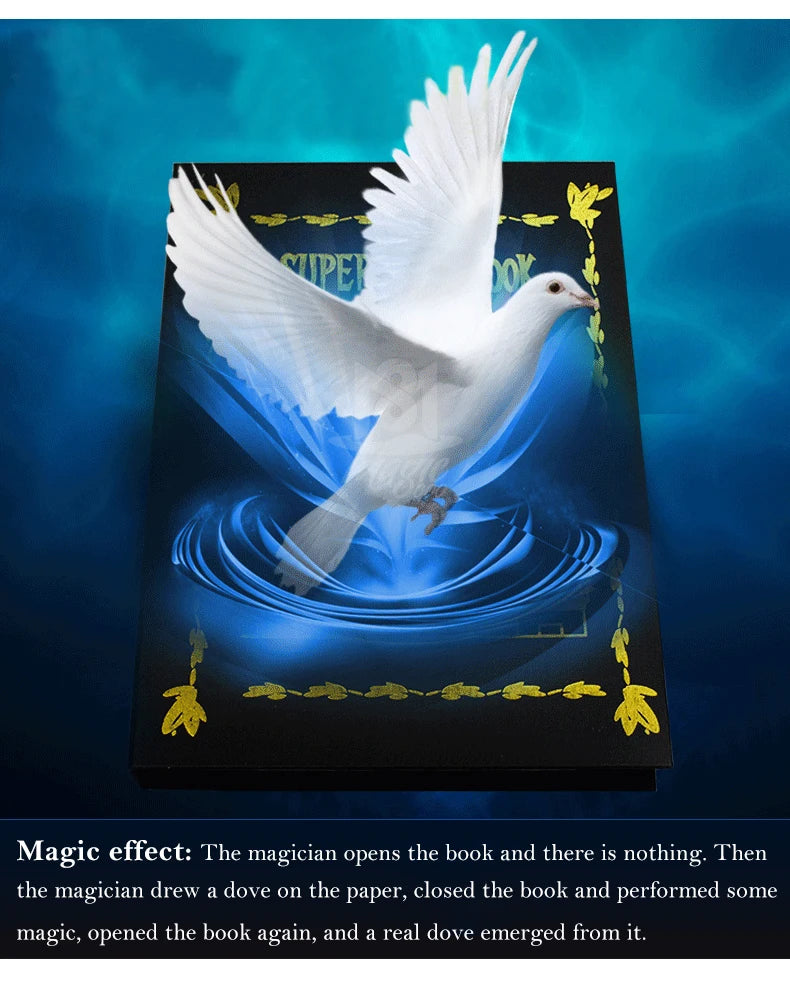 Dove in Book – Stage Magic Production Prop - Big Tim's Magic Emporium