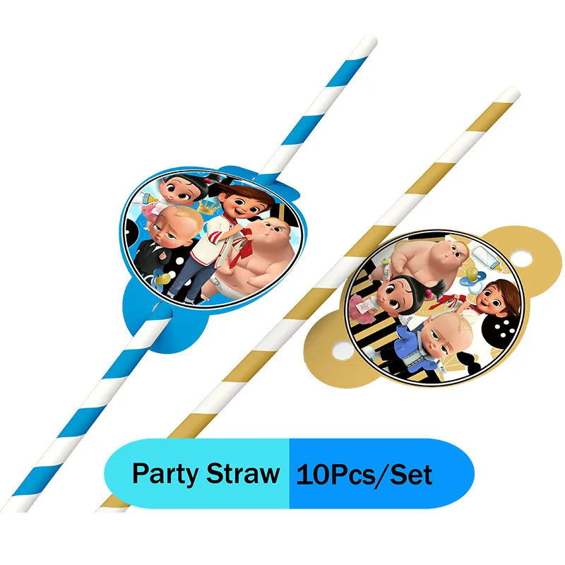 Boss Baby Theme Disposable Party Cake Topper Birthday Party Cake Topper Cake Park Party Decoration Baby Shower Party Supplies - Big Tim's Magic Emporium