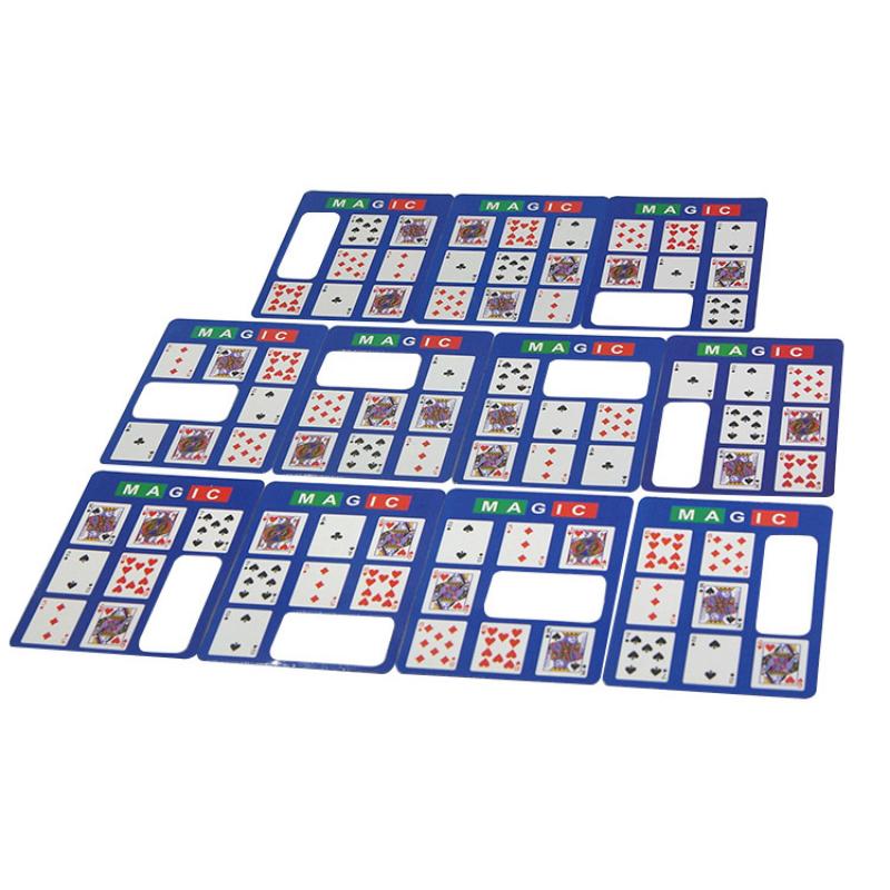 Induction Cards (Blue) Close up Magic Tricks Illusions Gimmick Mentalism Magic Props Mind Reding Chosen Card Prediction Magician