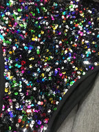 Women's Sequin Dance Bodysuit Costume for Dai & Chinese Folk Dance