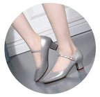 The Stardust Darling Mary Jane – Classic Block Heel Practice Shoe