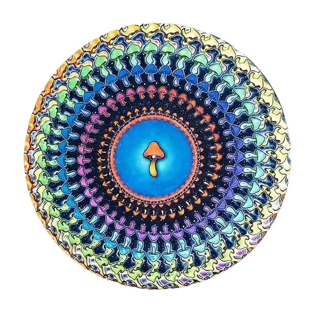 Zoetrope Motion Effect Animated Zoetrope Slipmat Animated Pattern Art Display Optical Illusion Turntable Mat