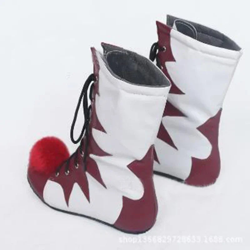 Stephen King's It Pennywise Shoes Mask Cosplay Scary Clown Boots Men Custom Halloween Christmas Costumes Accessories Party - Big Tim's Magic Emporium
