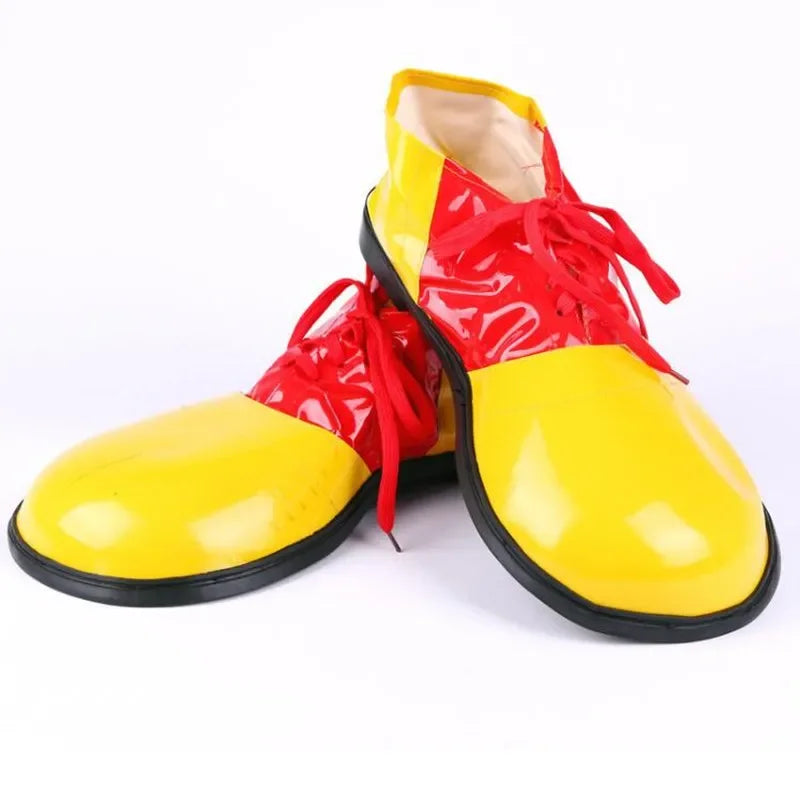Adult Women Man Leather Clown Shoes Cosplay Props Party Costume Carnival Birthday Gift Masquerade Halloween Easter - Big Tim's Magic Emporium