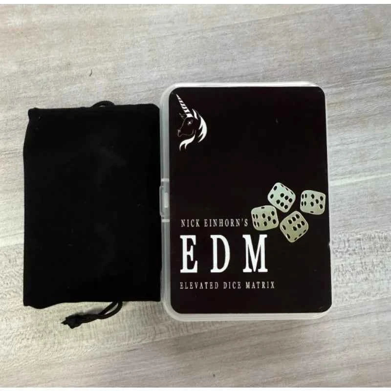 Elevated Dice Matrix Magic Trick (Blue or Red) Close Up Magic Tricks Illusion Magic Props Card Toys Gimmick Magician Funny Games