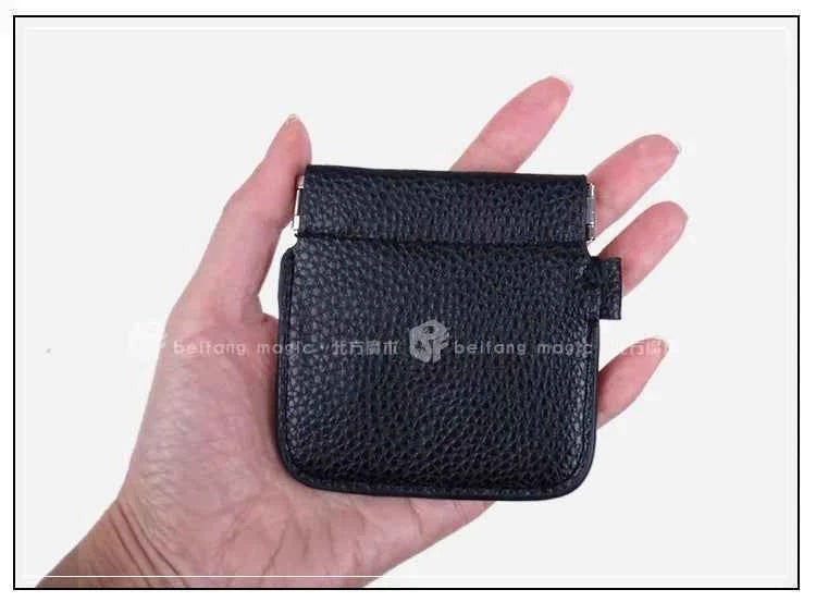 VDR Quiver Plus Magic Tricks Magia Coin Purse Leather Magician Close Up Street Illusions Gimmick Prop Appear Vanish Magica coins