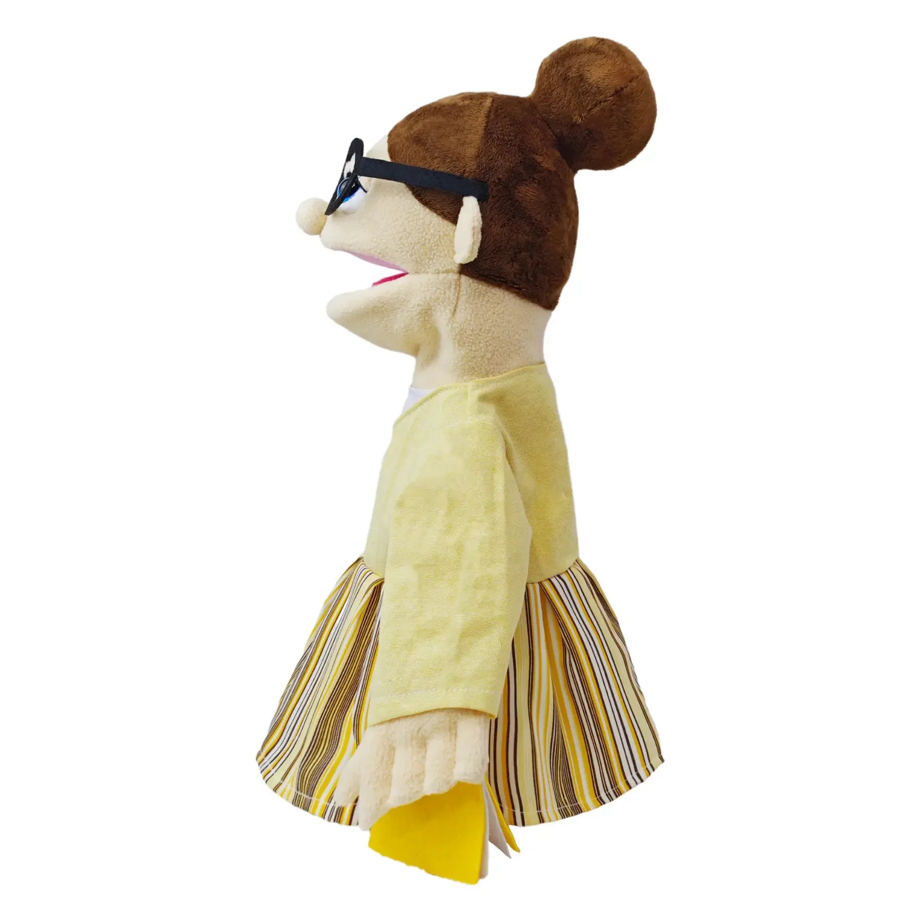 Cute Cartoon Profession Series Hand Puppet Plush Doctor Police Officer Nurse Teacher Job Puppet Ventriloquism Doll - Big Tim's Magic Emporium