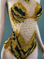 Sequin Showgirl Bodysuit Costume