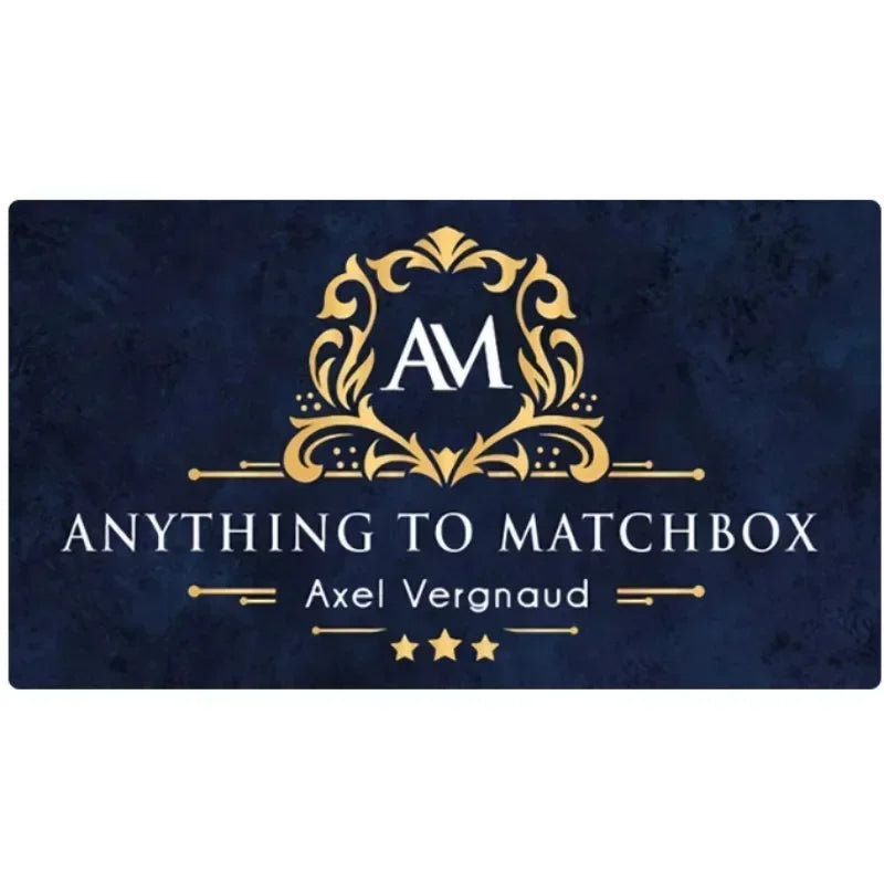 Gimmicks Anything To Matchbox by Axel Vergnaud Close Up Performer Magic Tricks Illusions Magician Mentalism Magic Props Street - Big Tim's Magic Emporium