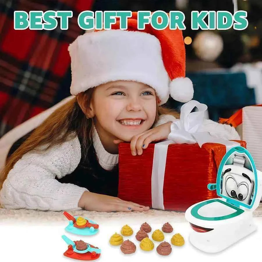 1Set child Poop Toilet Game 〔E〕Funny Toilet Trick Toy Party Game Board Games Flushing The Toilet For Kids Game Gifts〔Winter5〕