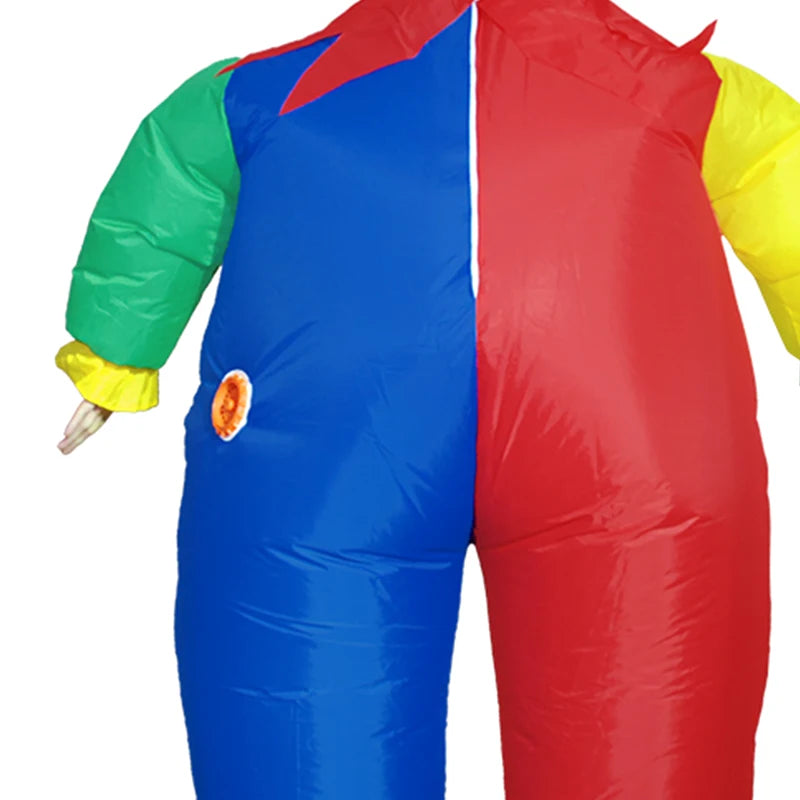 New clown inflatable costume, funny suit, mascot Purim, Halloween and Christmas party Cosplay costume for adults, with multiple - Big Tim's Magic Emporium