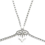 Vintage-Inspired Luxury Big Crystal Geometric Chest & Belly Body Chain
