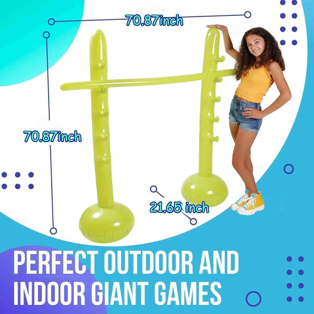 Inflatable Limbo Games for Kids & Adults, Beach Party Decorations, Festival Picnic Beach Pool outdoor Games, Family gathering