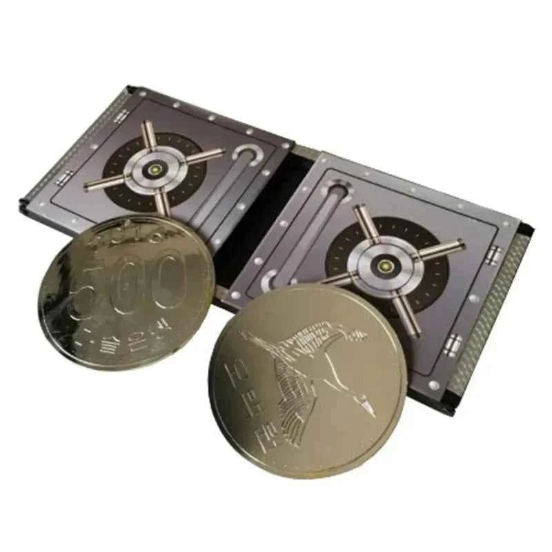 Magic Tricks Amazing Coin Box Coin Vanish Appear Magia Magician Close Up Illusions Props Accessories Gimmicks Funny Magica