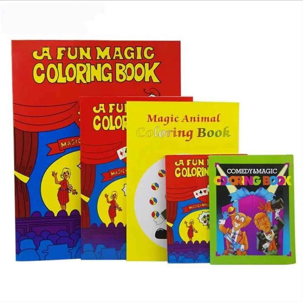 Children Teens Adults Magic Trick Book Magic Prop Magic Coloring Book Comedy Magic Classic Toys Magician Game