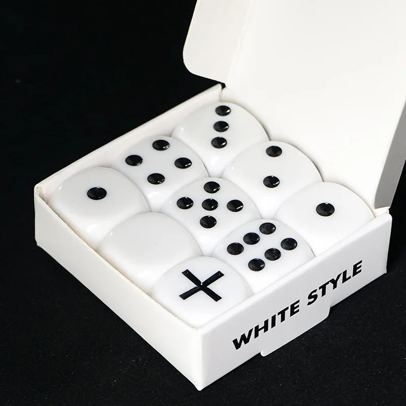Forcing Dice Set (White ,No Instructions) Magic Tricks Close Up Parlor Illusions Gimmicks Mentalism Props Force a Number Magia - Big Tim's Magic Emporium