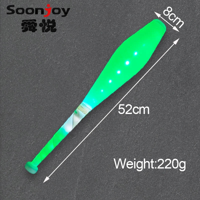 Euro Professional LED Classic Toys Juggling Clubs for Professional Performances set of 3