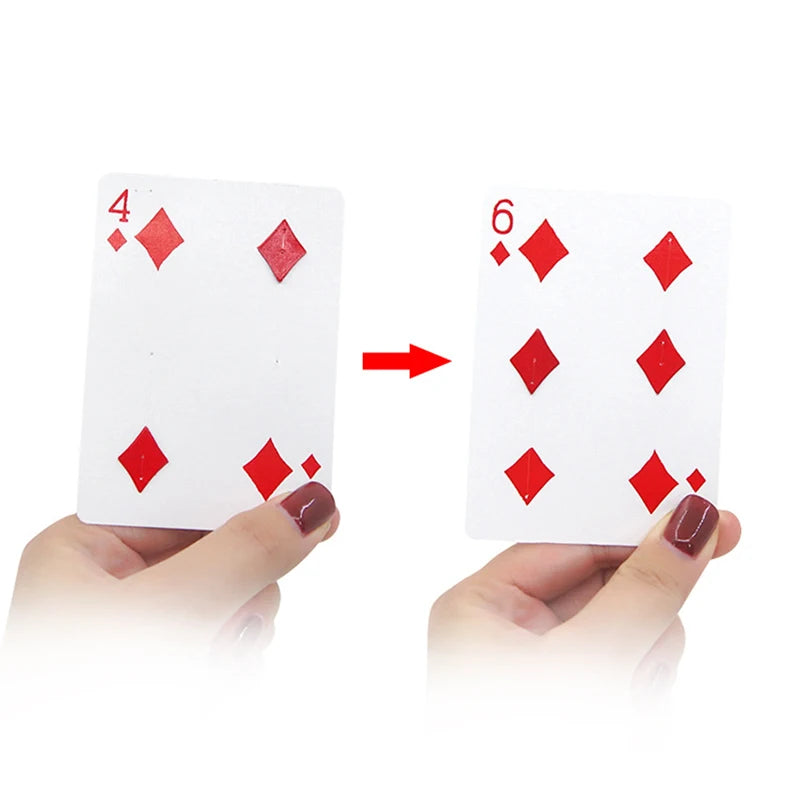 Magic Props 4 To 6 Moving Point Magic Tricks Close Up Card Magic Professional Magician Trick Magic Tool for Performance TMZ - Big Tim's Magic Emporium