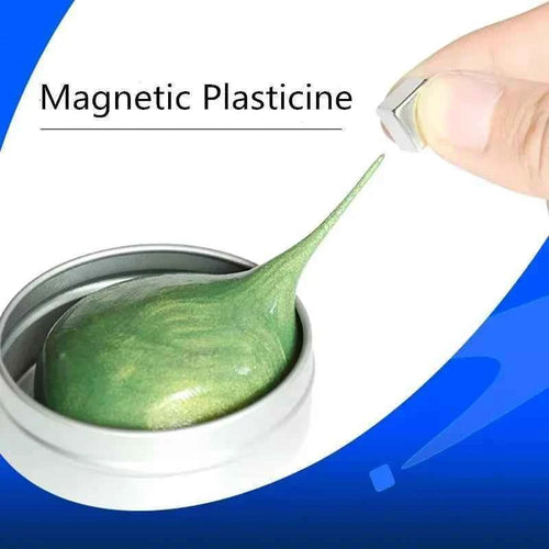 1/2pcs Magic Magnetic Thinking Putty, Colorful & Bouncy, Picks Up Metal Objects, Fun Stress Relief & Creative Fidget Toy