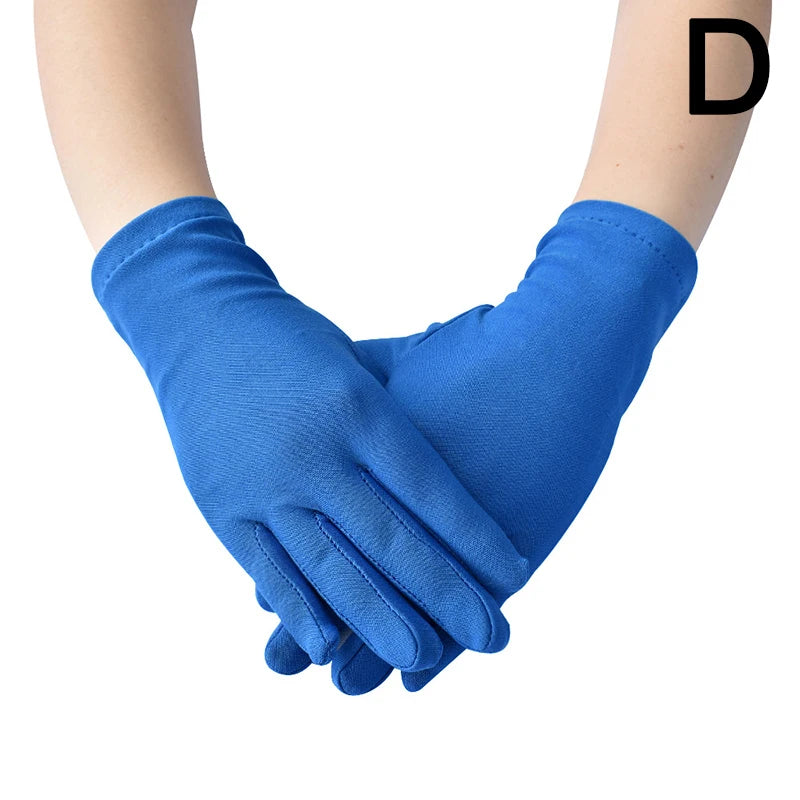 Festival Full Finger Performer Gloves Elastic Breathable Colorful Mitten Dance Cosplay Party Wedding Etiquette Glove Accessories - Big Tim's Magic Emporium