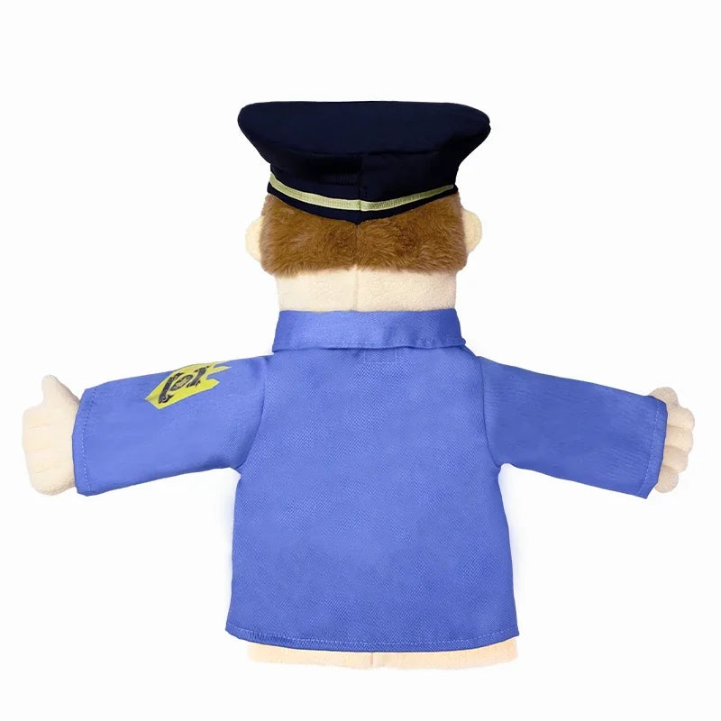 Cute Cartoon Profession Series Hand Puppet Plush Doctor Police Officer Nurse Teacher Job Puppet Ventriloquism Doll - Big Tim's Magic Emporium