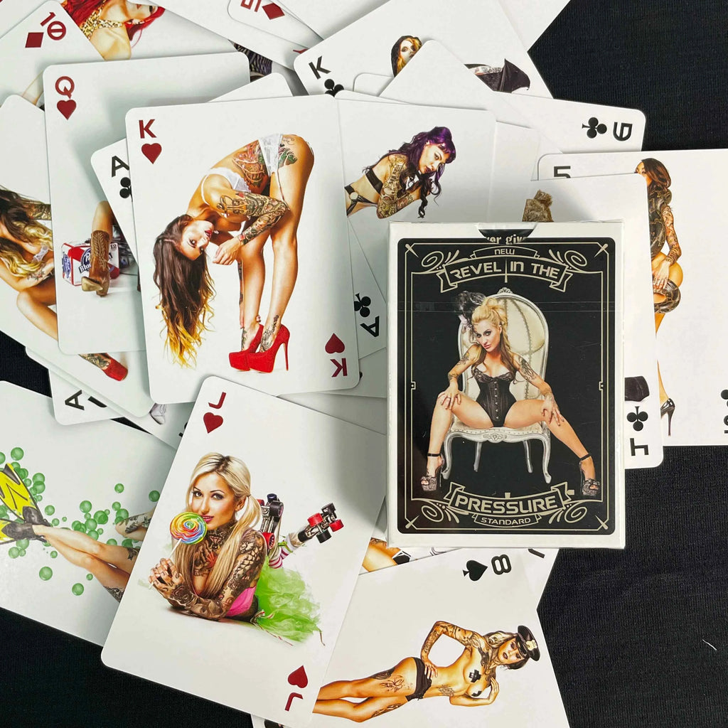 1Set Playing Cards Vintage Sexy Beautiful Lady Playing Cards Printing Board Game Poker Cards interesting Poker for Entertainment