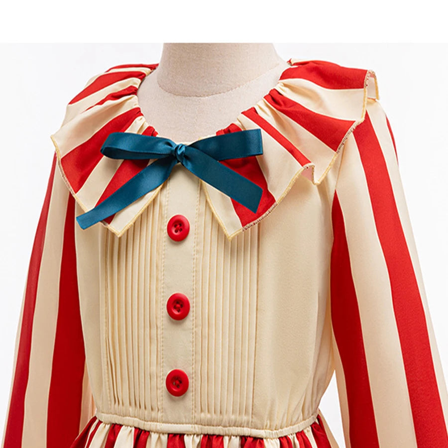 Clown Cosplay Costume New Movie Clown in A Cornfield Cosplay Jumpsuit Terror Play Outfit Kid Adult Halloween Party Clown Clothes - Big Tim's Magic Emporium