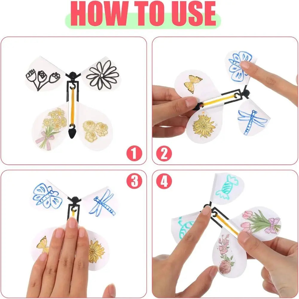 New Happy Birthday Creative Surprise Flying Butterfly Box Prank DIY Butterfly Explosion Gift Box Party Decorations