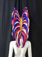 The Stardust Dynasty – Majestic Velvet & Feather Samba Masquerade Crown