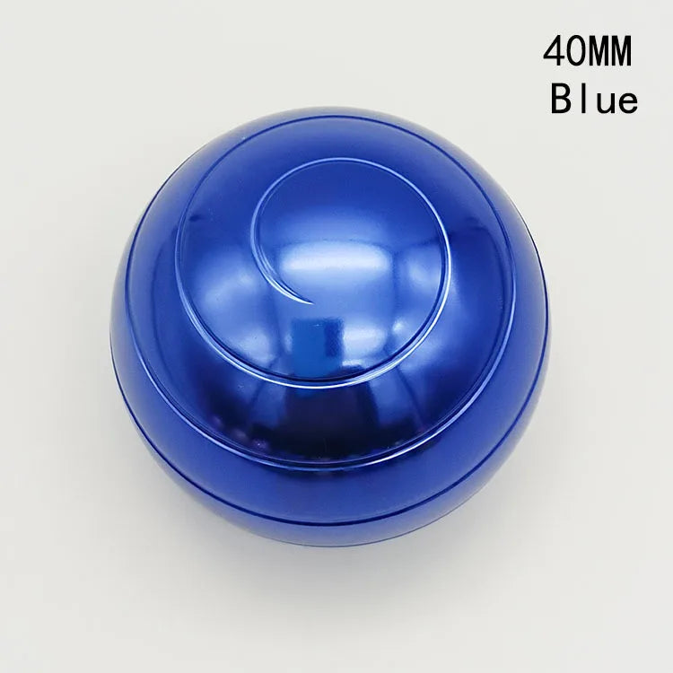 Metal Spherical Gyroscope Optical Illusion Fidget Toy Portable Desk Stress Relief Hypnosis Finger Spinner Gift for Adults Kids