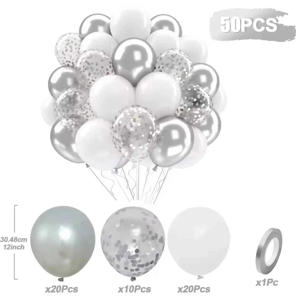 Birthday Decorations Balloons Purple Happy Party Wedding Pink Blue Mother's Father's Child's Day Carnival Christmas Halloween