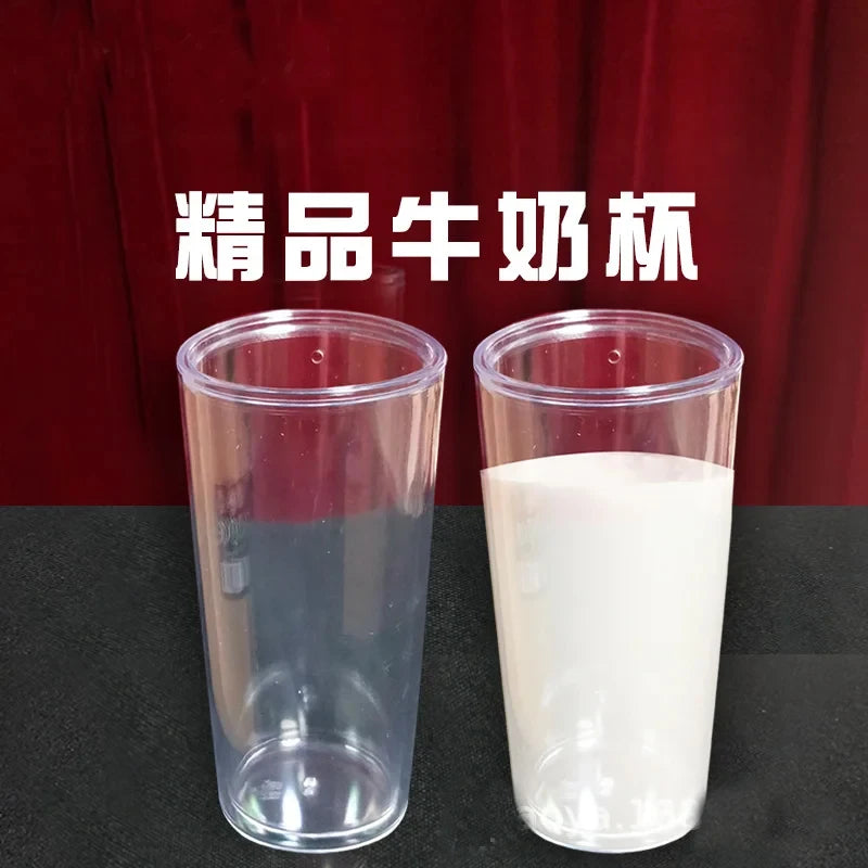 Super Wonder Glass Milk Cup Stage Street Close Up Gimmicks Magie Illusion Magic Tricks Magia Props