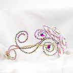 Rhinestone Headpiece Chain Tiara Jewelry