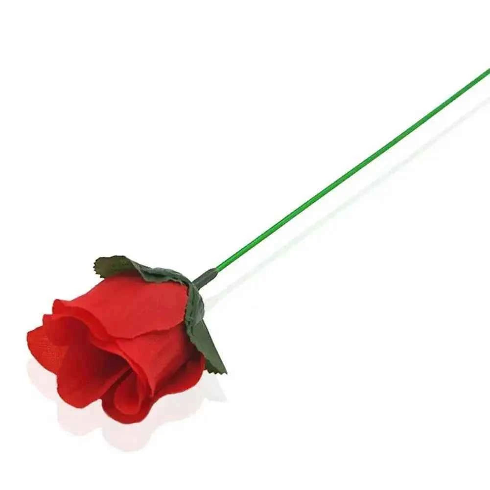 Romantic Fire Rose Magic Trick Prop Torch to Rose Magic Gimmick Stage Performance Magic Toy Valentine Day Proposal Magic Props