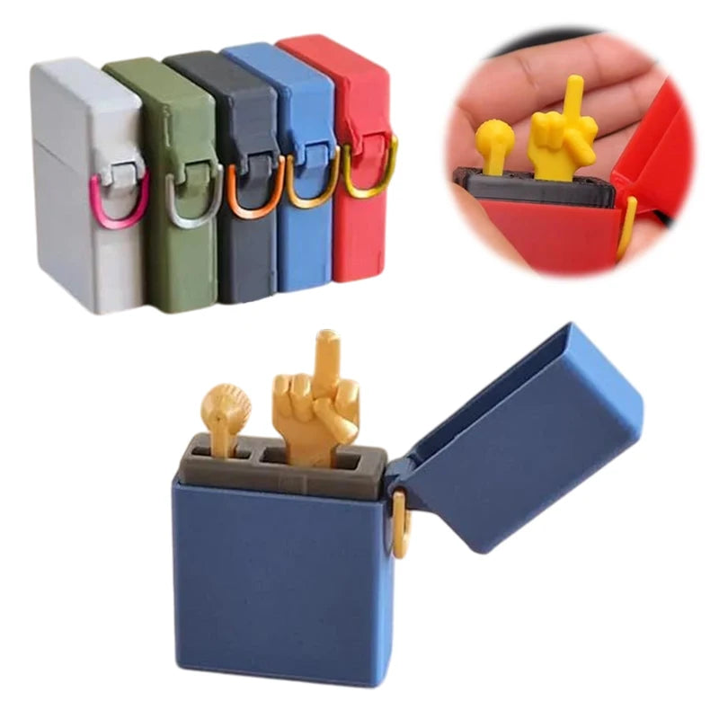 Funny Middle Finger Birthday Gift Gift Desktop Decoration 3D Printed Surprise Gift Box Middle Finger Insert Box Craft Ornament - Big Tim's Magic Emporium