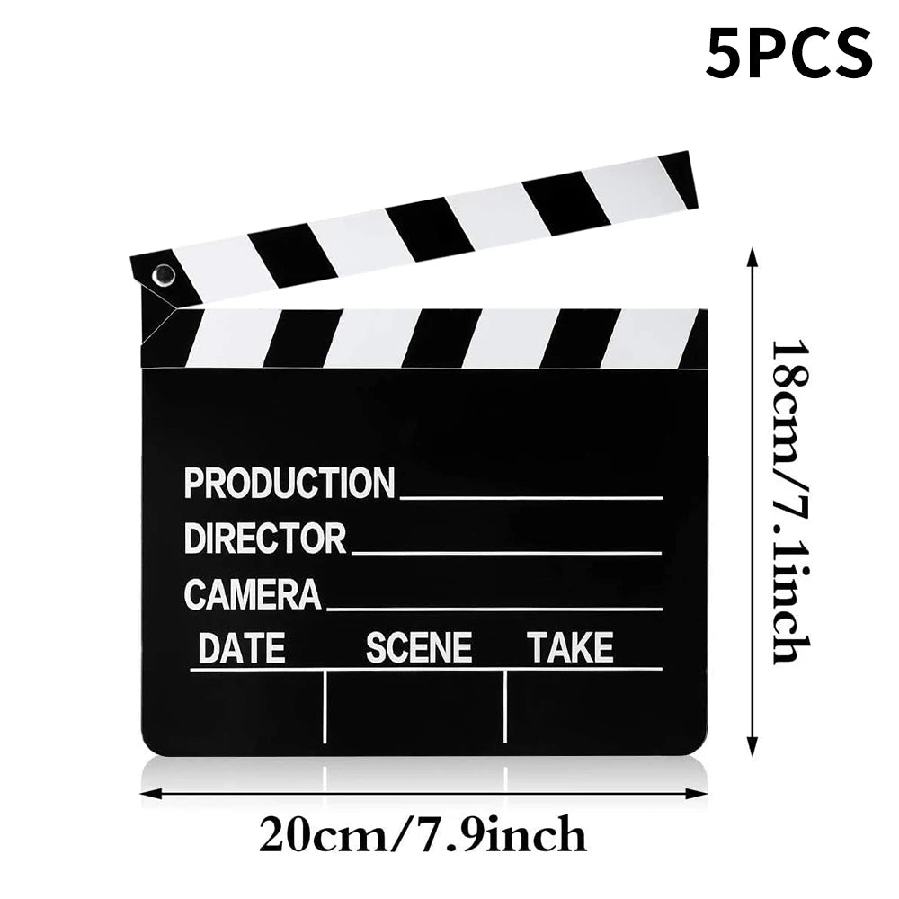Party holiday party movie clapboard movie card clapperboard movie party props game party - Big Tim's Magic Emporium