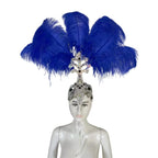 The Stardust Samba Queen – Premium Feathers & Rhinestones Carnival Headdress