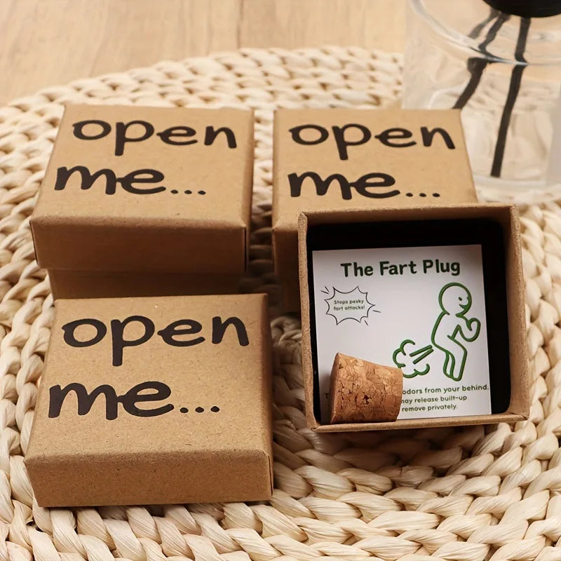 Funny Prank Gift Box with Joke Card & Cartoon Character - "Open Me" Surprise Present, Gift for Birthday, Christmas, Party - Big Tim's Magic Emporium