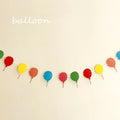 Rainbow Color Happy Birthday Banner Paper Garland Kids 1st Birthday Party Hanging Flags Decoration Rainbow Theme Party Supplies