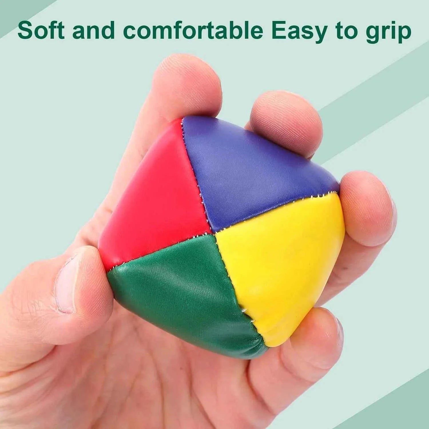 6 PCS Juggling Balls for Beginners Soft Juggle Ball Kit Easy-to-Handle Mini Juggling Balls Perfect for Fun and Stress Relief - Big Tim's Magic Emporium