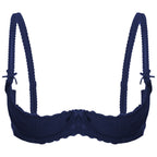 Lace Underwire Half-Cup Push-Up Bra