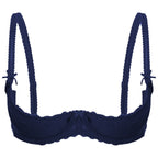Lace Underwire Half-Cup Push-Up Bra