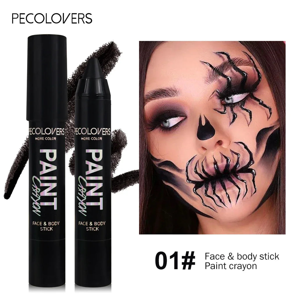 1PC Face and Body Paint Sticks - Sweatproof,  Long-lasting, Matte Finish, Multi-color Suitable for Parties