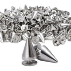 Metal Cone Studs & Spikes Screwback Rivets for Leathercraft, Clothes & DIY Hardware